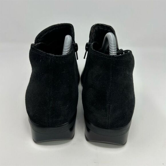 Naot Black Leather Ankle Booties Zip Closure Comfortable Size 41 (US 10-10.5) - Picture 7 of 11